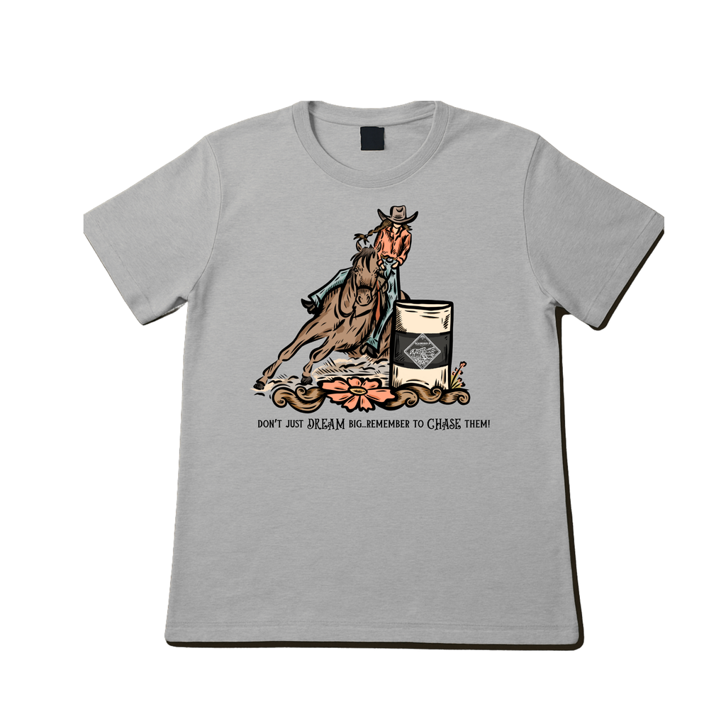 Remember to CHASE Them Barrel Racer Short Sleeve Shirt