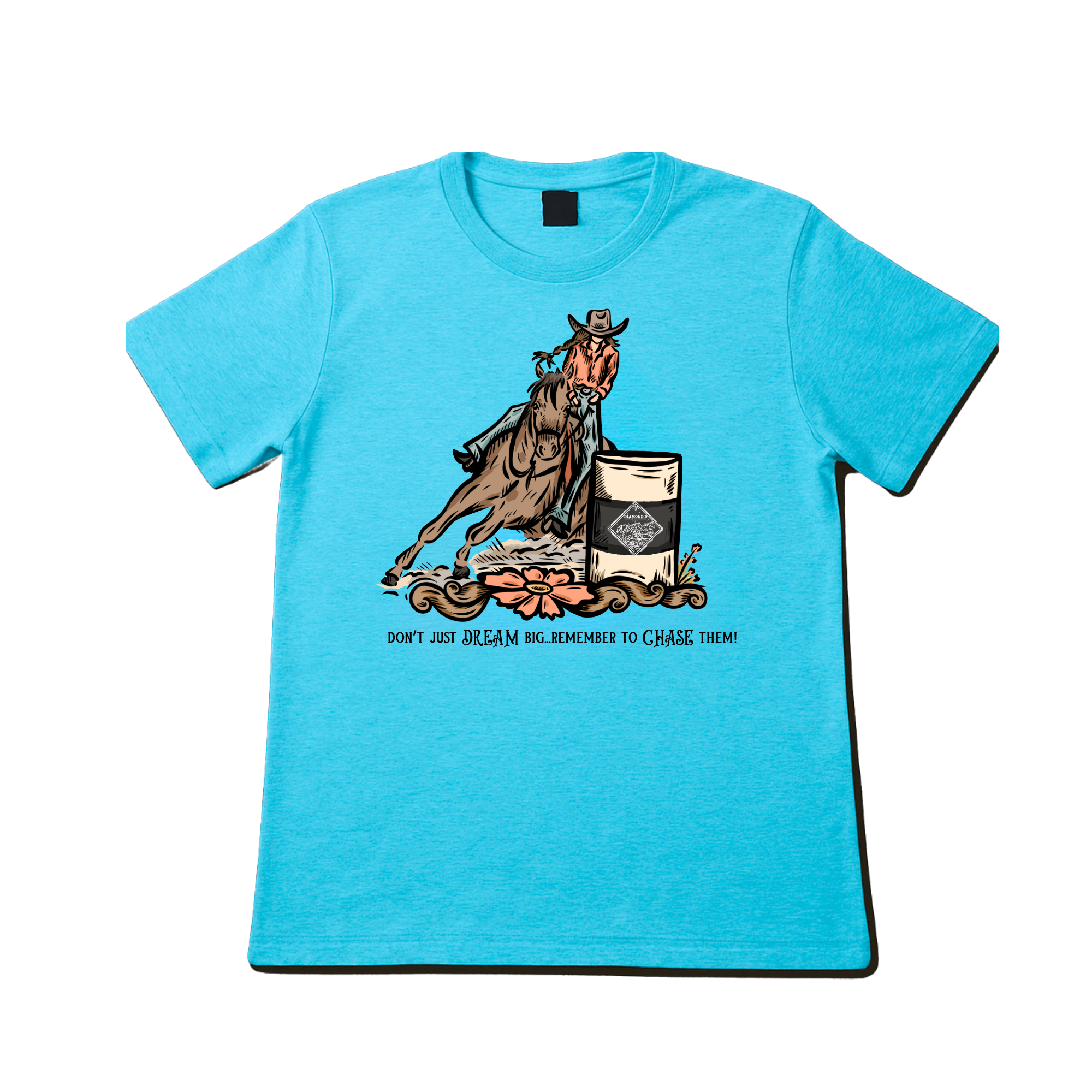 Remember to CHASE Them Barrel Racer Short Sleeve Shirt