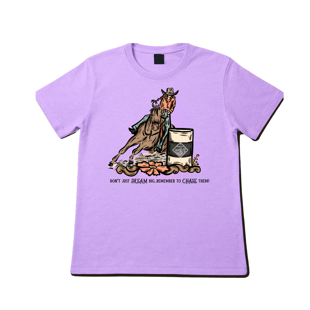 Remember to CHASE Them Barrel Racer Short Sleeve Shirt