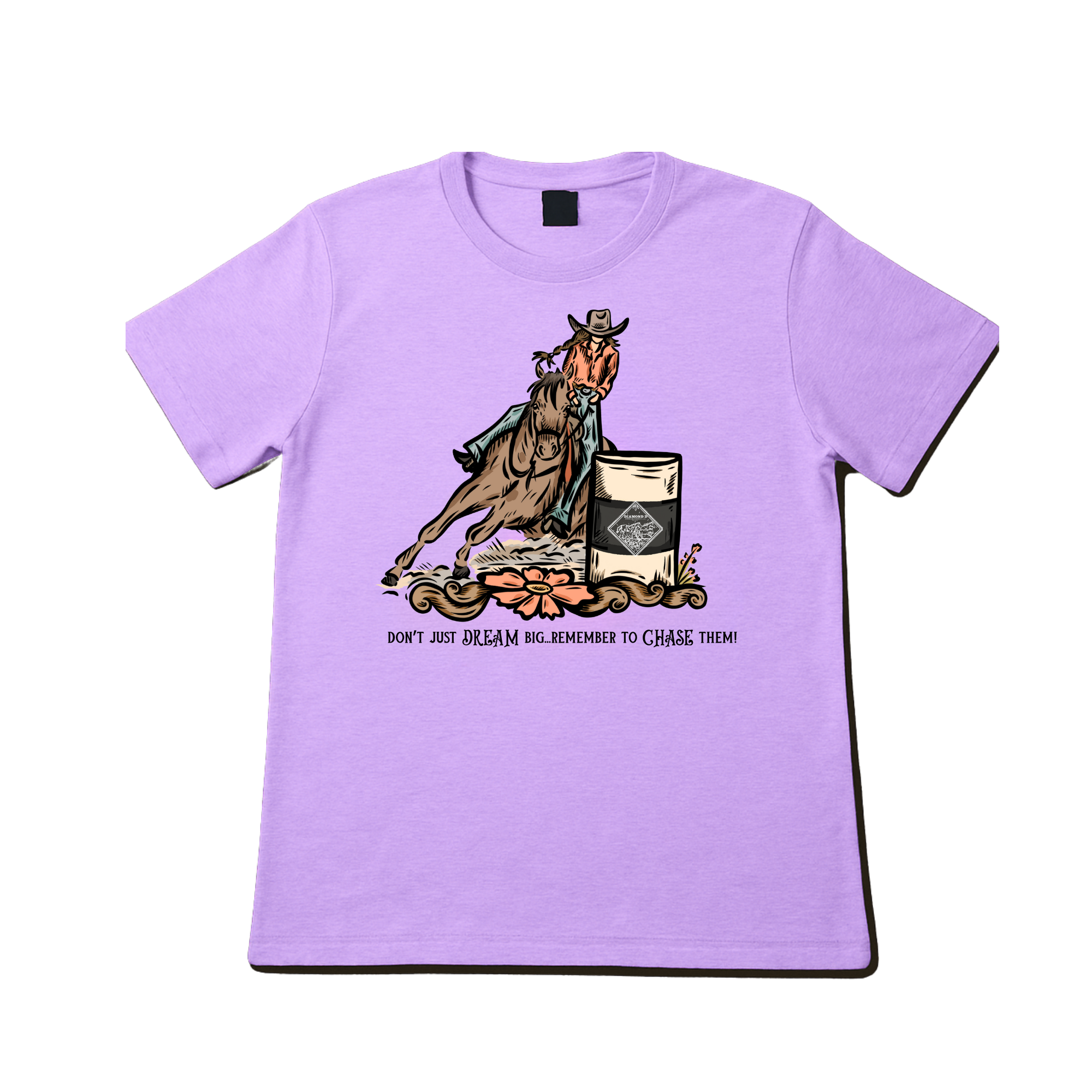 Remember to CHASE Them Barrel Racer Short Sleeve Shirt