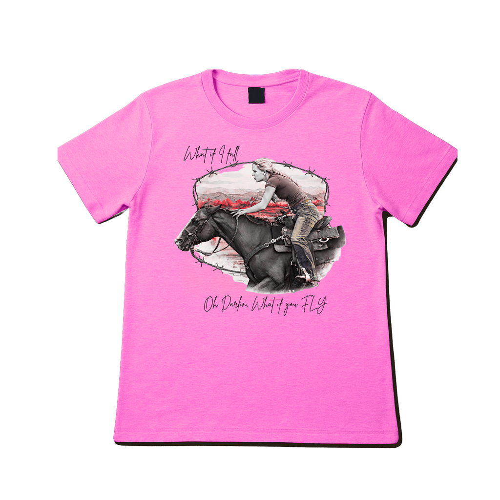 What if you FLY Barrel Racer Short Sleeve Shirt
