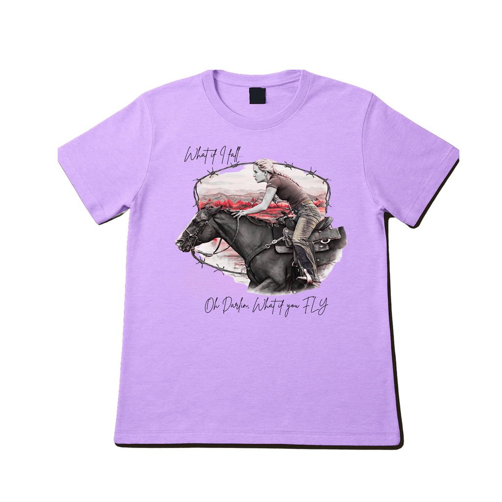 What if you FLY Barrel Racer Short Sleeve Shirt